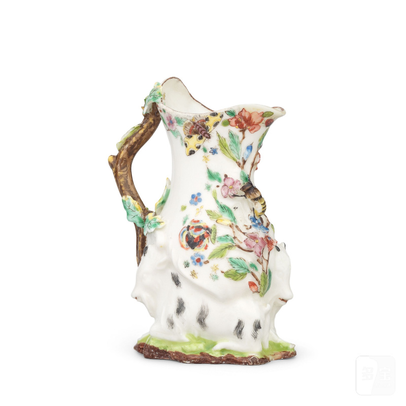 A Chelsea 'Goat and Bee' jug, circa 1745-47